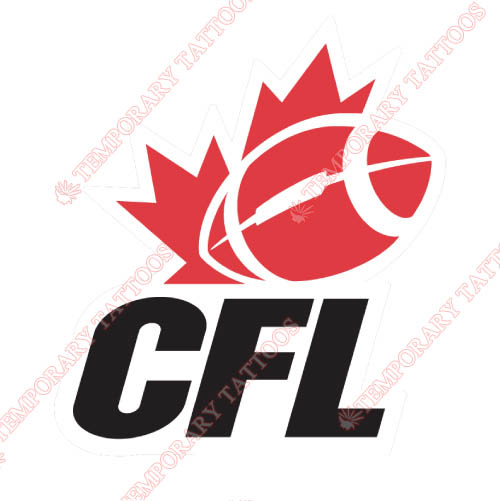 Canadian Football League Customize Temporary Tattoos Stickers NO.7645